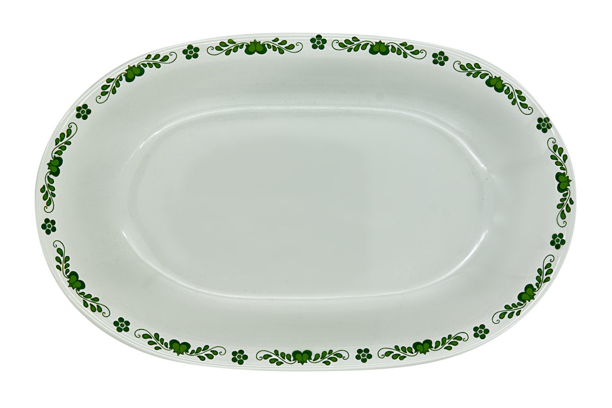 Oval deep serving dish 24cm